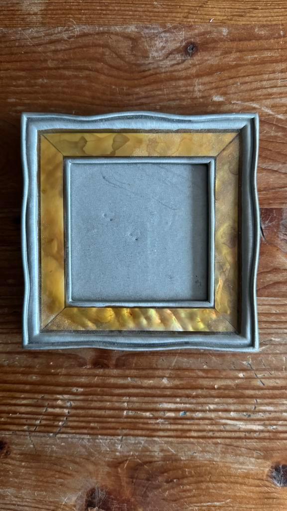 Vintage fotolijstje – 13 x 13 cm, Audio, Tv en Foto, Fotografie | Fotolijsten, Zo goed als nieuw, Ophalen of Verzenden