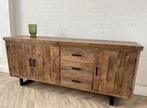 Magazijn Leegverkoop Dressoir industrieel mangohout metaal, Nieuw, Ophalen of Verzenden, Info@wkhome.nl, Argonweg 20 Amersfoort