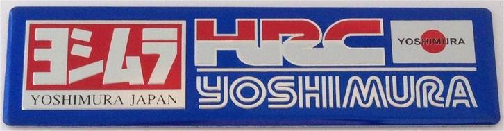 Yoshimura aluminium Uitlaatplaatje #14, Motoren, Accessoires | Stickers, Ophalen of Verzenden