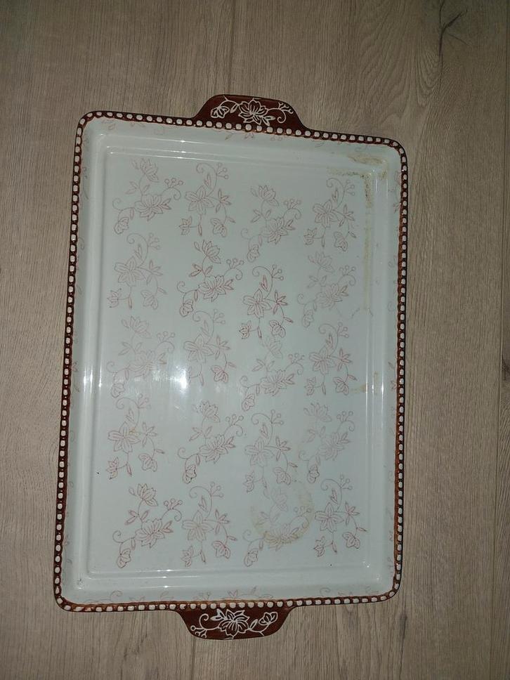 Keramisch aardewerk Dienblad Lavandoux, Antiek en Kunst, Antiek | Schalen, Ophalen of Verzenden