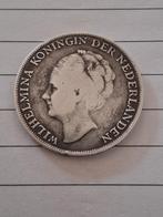 Zilveren 1 gulden 1944 curaçao, 1 gulden, Zilver, Ophalen of Verzenden, Koningin Wilhelmina