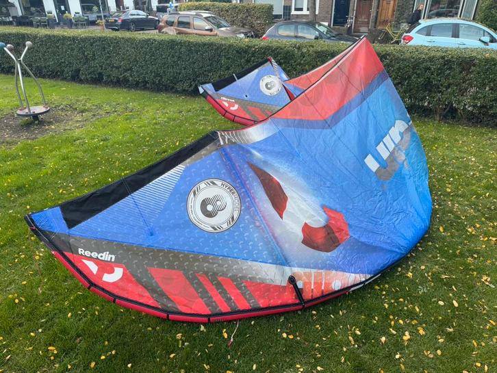 Reedin Hypermodel Brainchild 8m, Watersport en Boten, Kitesurfen, Zo goed als nieuw, Kite, 8 m², Geen board, Ophalen of Verzenden