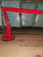 Vintage rode lucifer bureaulamp van Fagerhult, Ophalen