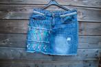 Spijkerrok blauw/ goud Desigual mt 28(EU36) Vaste prijs, Blauw, Ophalen of Verzenden, Zo goed als nieuw, Boven de knie
