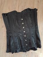 Prachtig corset met katoenen voering - zo goed als nieuw, Maat 38/40 (M), Zwart, Ophalen of Verzenden, Zo goed als nieuw