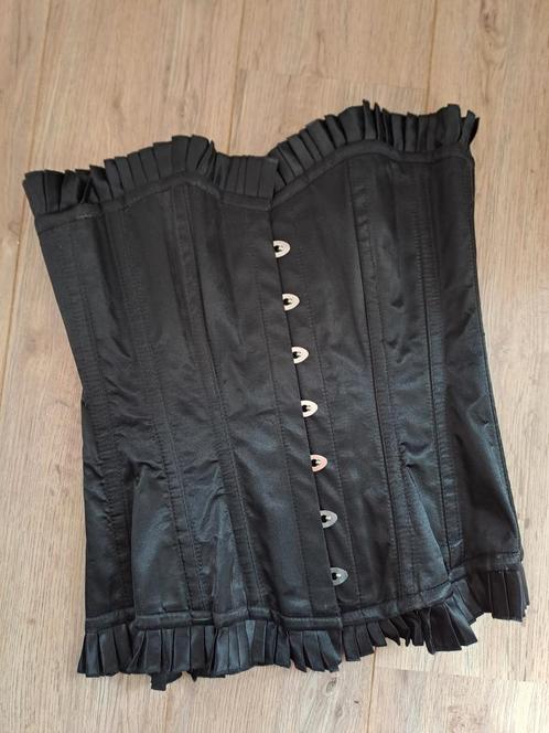 Prachtig corset met katoenen voering - zo goed als nieuw, Kleding | Dames, Tops, Zo goed als nieuw, Maat 38/40 (M), Zwart, Zonder mouw