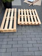 Gratis af te halen: 2 houten pallets, Doe-het-zelf en Verbouw, Hout en Planken, Ophalen, Gebruikt, 50 mm of meer, Pallet