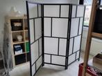 IKEA RISÖR Scheidingswand, wit/zwart, 216x185 cm, Huis en Inrichting, Woonaccessoires | Kamerschermen, Ophalen, Gebruikt