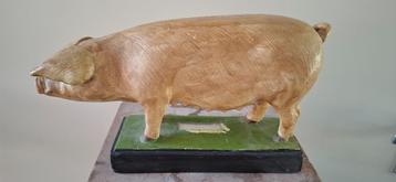 oude plaaster didactisch model paard varken ram schaap beschikbaar voor biedingen
