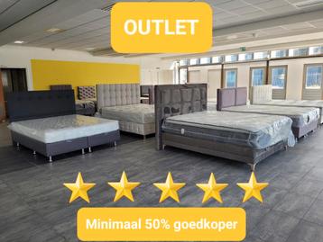 OUTLET boxspring setjes | minimaal 50% goedkoper | BEZORGEN beschikbaar voor biedingen