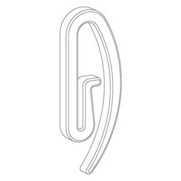 vitrage gordijnhaak nylon set van 30 stuks merk Easyflex beschikbaar voor biedingen