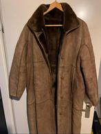 Lammy coat teddy dames maat L/XL suede leren winterjas, Ophalen of Verzenden, Zo goed als nieuw, Maat 46/48 (XL) of groter, Beige