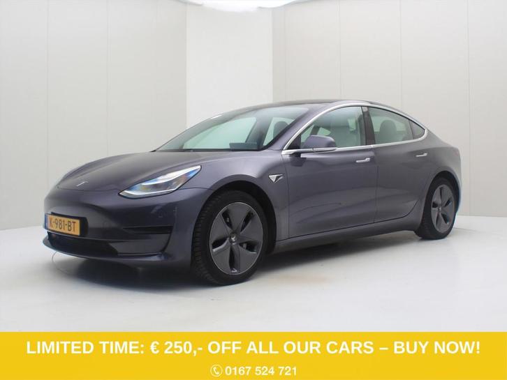 Tesla Model 3 Standard RWD Plus [ WIT LEDER+LFP ACCU+AUTOPIL, Auto's, Tesla, Bedrijf, Te koop, Model 3, ABS, Achteruitrijcamera