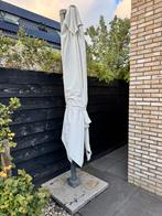 Te koop: Platinum ecru parasol 3x3m vierkant, Tuin en Terras, Parasols, Ophalen, Gebruikt, Minder dan 1 meter, Parasolvoet