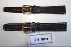 Horlogebandje Leder 14 mm, Ophalen of Verzenden, Nieuw
