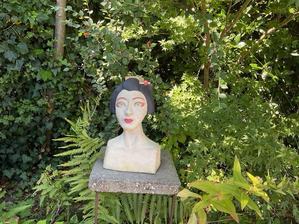 Handgemaakte keramiek geisha, Antiek en Kunst, Ophalen