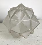 jaren 30 lamp art deco gesatineerde stervormige glaskap, Antiek en Kunst, Ophalen of Verzenden