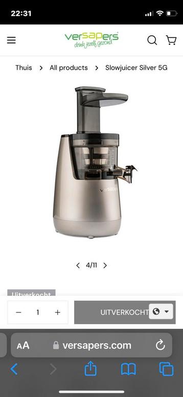 Slow juicer beschikbaar voor biedingen