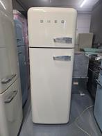 SMEG KOELKAST CRÈME)gratis bezorging), Ophalen, Met aparte vriezer, 160 cm of meer, Zo goed als nieuw