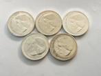 5 x tien euro munt 2002, Setje, Koningin Beatrix, Zilver, Euro's
