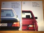 17x Mercedes 200 280 300 T verlengd Coupé brochures/folders, Ophalen of Verzenden, Zo goed als nieuw, Mercedes