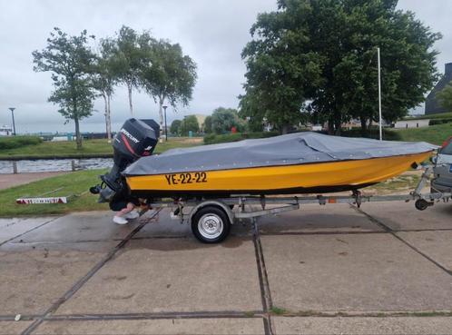 Speedboot 115 pk mercury 2tact, Watersport en Boten, Speedboten, Zo goed als nieuw, 3 tot 6 meter, Benzine, 70 tot 120 pk, Polyester
