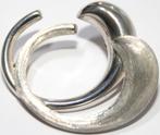 Prachtige Sterling Zilveren Golf Wave Broche, Verzenden, Zilver, Broche
