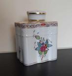 Herend 'Tea-caddy' (thee-bus). Chinese Bouquet Multicolor., Antiek en Kunst, Ophalen of Verzenden