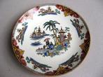 Chinoiserie , polychroom bord , Honc, Petrus Regout 1900, Ophalen of Verzenden