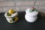 2 mooie retro jampotjes van keramiek, Ophalen of Verzenden, Overige typen