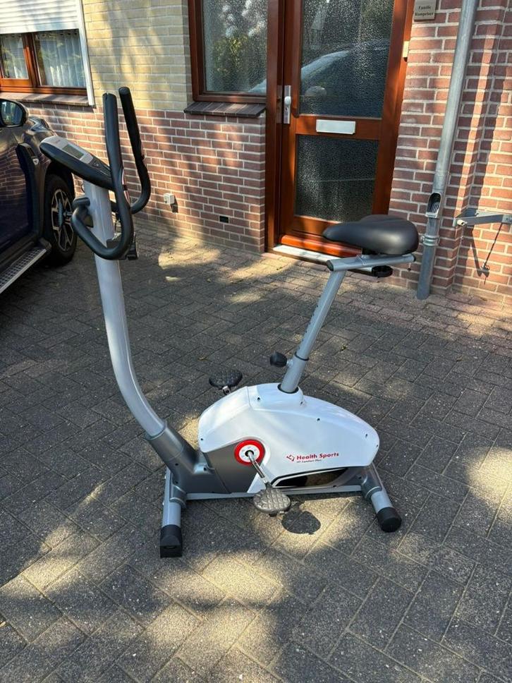 Hometrainer Health Sports HT Comfort Plus, Sport en Fitness, Fitnessapparatuur, Gebruikt, Hometrainer, Benen, Metaal, Ophalen
