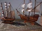 Antiek Schip mayflower, Hobby en Vrije tijd, Modelbouw | Boten en Schepen, Ophalen, Zo goed als nieuw