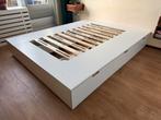 Ikea Nordli Bed 160x200, Ophalen, Wit, Tweepersoons, Zo goed als nieuw