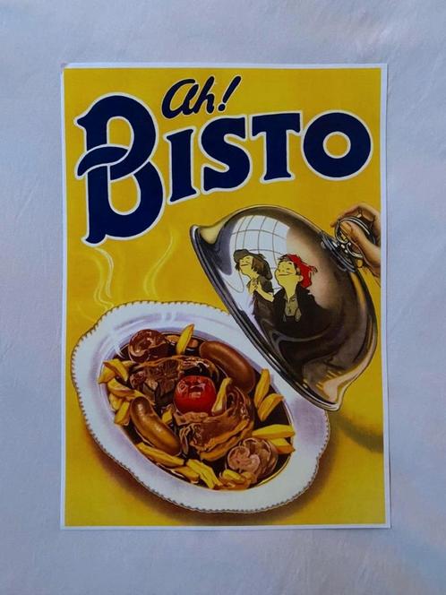 BISTO poster, Verzamelen, Posters, Zo goed als nieuw, Rechthoekig Staand, Ophalen of Verzenden