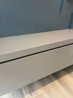 Hangend tv meubel 300x35x35 cm met kleppen - Puuur, Ophalen, Sommelsdijkse haven 19, Info@vissermeubelen.nl, Eikenhout
