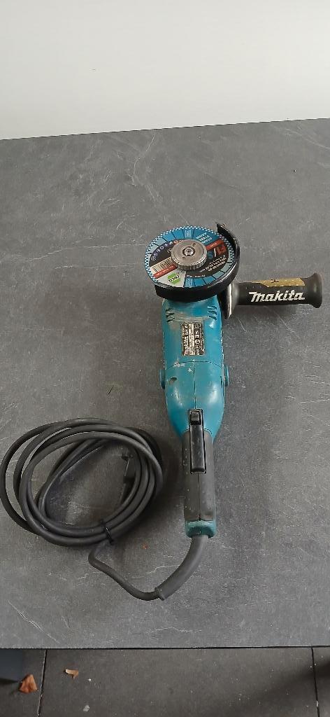 Makita haakse slijper slijptol tol slijpmachine 230V, Doe-het-zelf en Verbouw, Gereedschap | Slijpmachines, Gebruikt, Haakse handslijpmachine