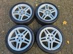Mercedes AMG velgen 18" breedset allseason, Auto-onderdelen, Banden en Velgen, Ophalen, 18 inch, Banden en Velgen, All Season