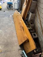 Eiken barblad zware kwaliteit, Doe-het-zelf en Verbouw, Hout en Planken, Eiken, Ophalen of Verzenden, Zo goed als nieuw, 50 mm of meer
