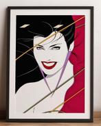 Grote PATRICK NAGEL Duran Duran Rio Poster affiche, Verzamelen, Ophalen of Verzenden, Nieuw, Poster, Artwork of Schilderij