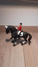 Schleich Friese Hengst Wedstrijdruiter Set, Ophalen, Zo goed als nieuw