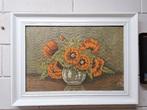 Vaas met bnloemen, Antiek en Kunst, Kunst | Schilderijen | Klassiek, Ophalen of Verzenden