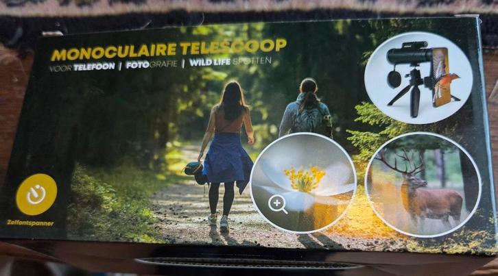 Monoculaire Telescoop - Nieuw in doos, Audio, Tv en Foto, Optische apparatuur | Verrekijkers, Nieuw, Overige typen, Minder dan 8x