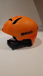 Briko Skihelm Oranje Maat M + Skibril, Ophalen of Verzenden
