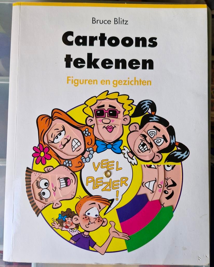 Cartoons Tekenen - Figuren en gezichten, Bruce Blitz, Ophalen of Verzenden, Zo goed als nieuw, Tekenen en Schilderen