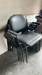 5x stoel zwart met armleuning, Ophalen, Zo goed als nieuw, Zwart, Vijf, Zes of meer stoelen