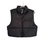 Bodywarmer zwart L, Zwart, Maat 42/44 (L), Zo goed als nieuw, Bershka