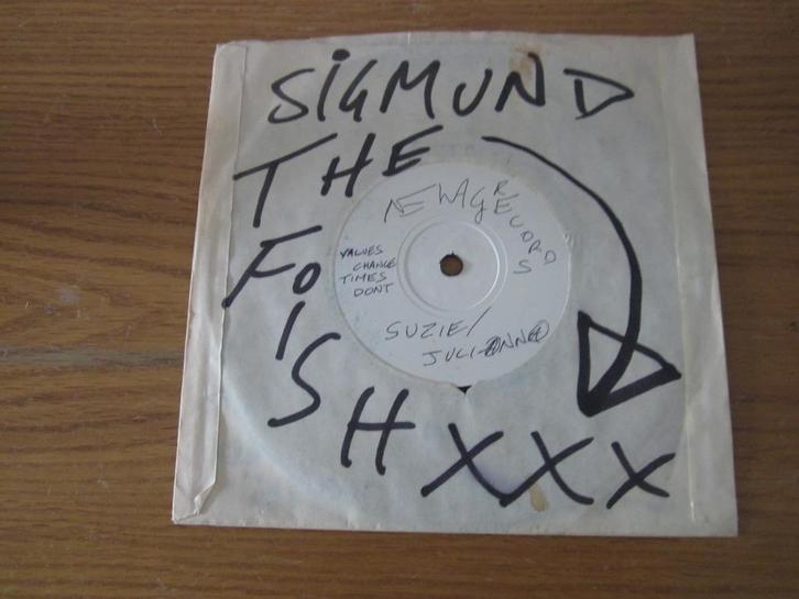 Sigmund The Fish ‎- Suzie/Juli-Anna TRU-1 UK ULTRA RARE TP, Cd's en Dvd's, Vinyl Singles, Gebruikt, Single, Rock en Metal, 7 inch