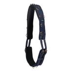 Blauw met rose Horka Deluxe longeersingel pony, Dieren en Toebehoren, Paarden en Pony's | Hoofdstellen en Tuigage, Dressuur, Nieuw