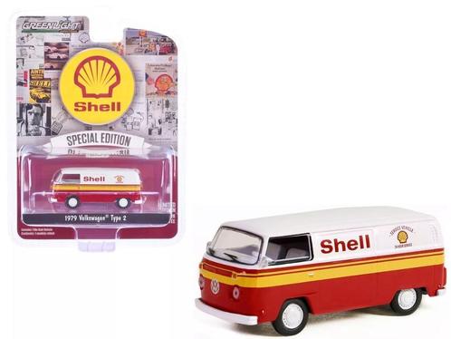 1979 VW Volkswagen bus T2 van Greenlight 1/64 Shell, Hobby en Vrije tijd, Modelauto's | Overige schalen, Nieuw, Auto, Ophalen of Verzenden