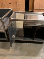 Horeca RVS onderstel en rvs hangkast met schuifdeuren Bieden, Ophalen, Info@wilnic.nl, Gebruikt, RVS Meubilair